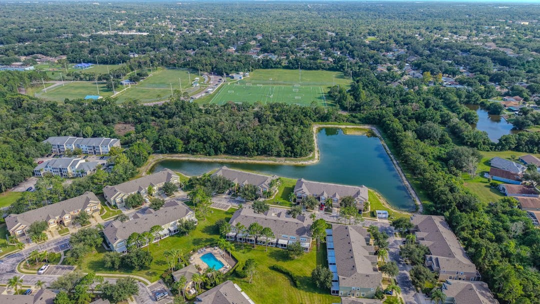 Residential complex with pool and amenities